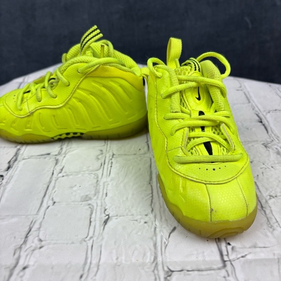 Nike Air Foamposite Little Posite Pro Volt CW1593-702 Size 6C - Picture 1 of 9